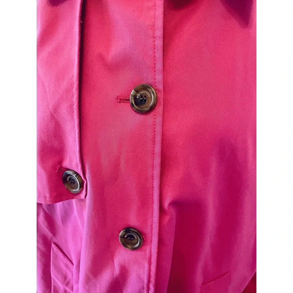 Weatherproof plus size All‎ Weather Coat Plus Size 1X Magenta Pink Rain Coat